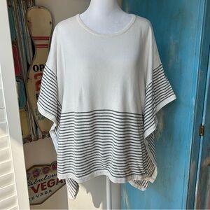 Vineyard Vines Striped Knit Sweater Poncho Size XS/S